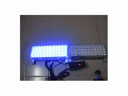 1拖2红蓝爆闪警示灯