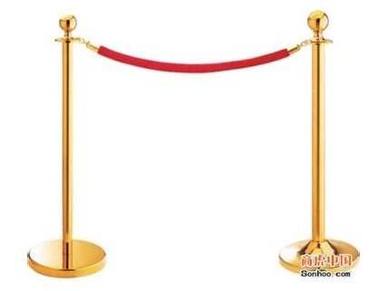 圆头金色护栏座